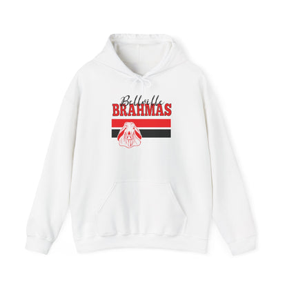 Ballville Brahmas w/Mascot & Stripes Adult Heavy Blend™ Hooded Sweatshirt