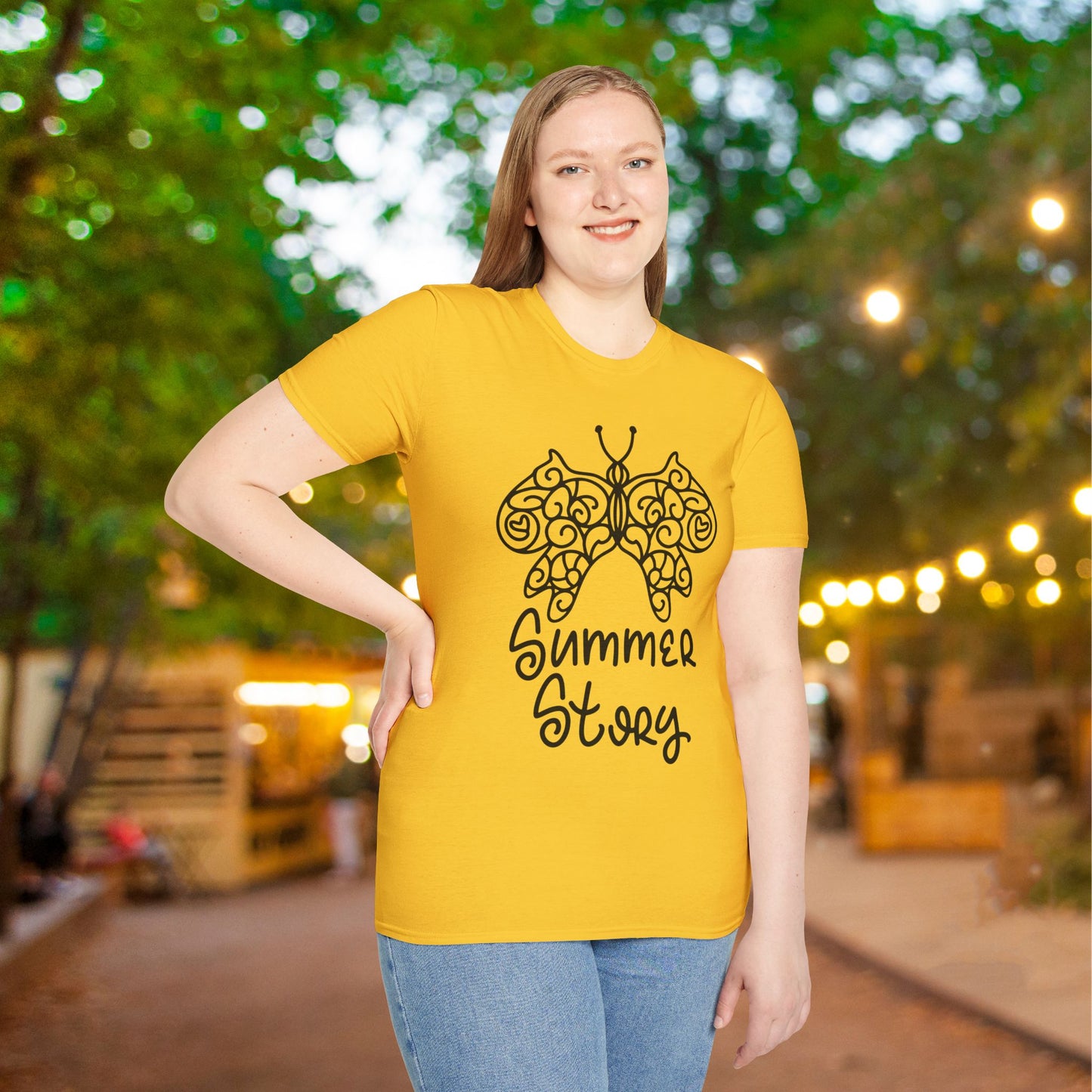 Summer Story (Butterfly) Adult T-shirt
