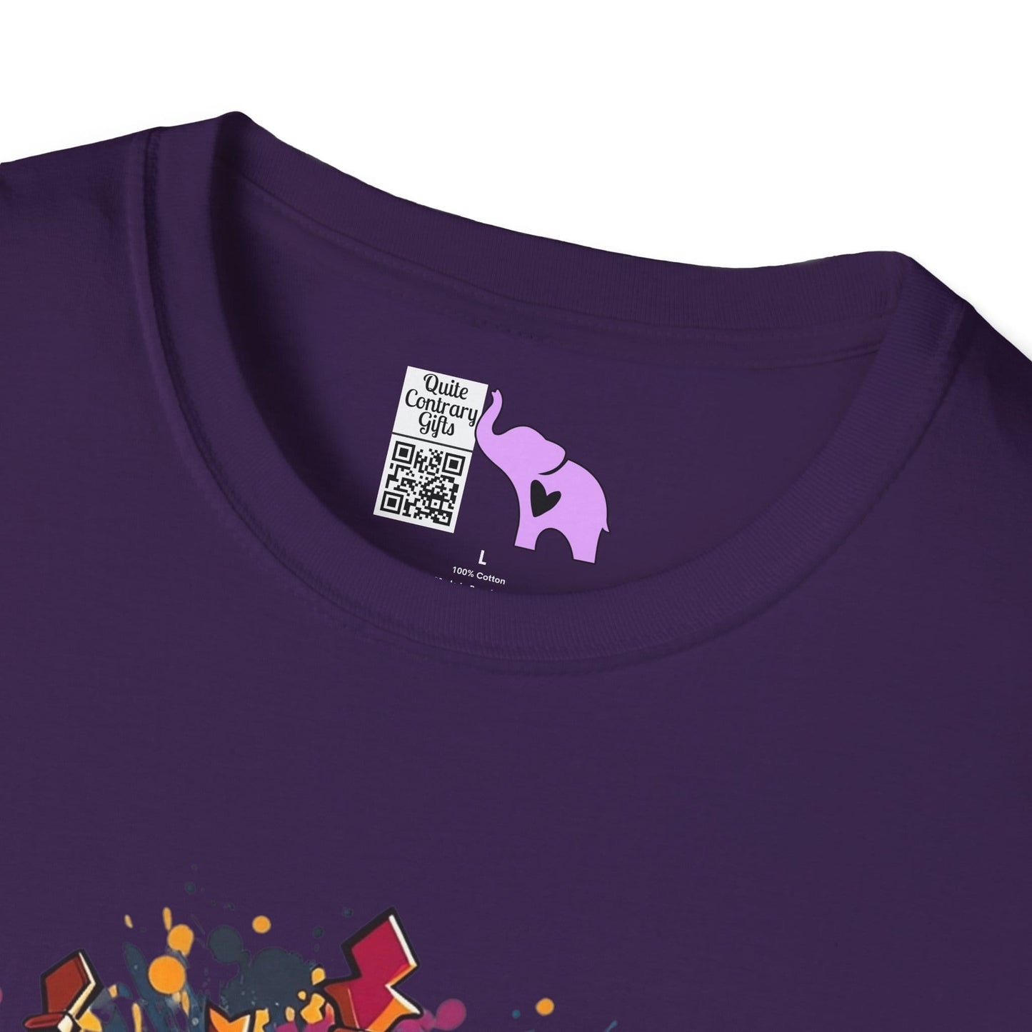 Colorful Crowned Skull Adult T-shirt