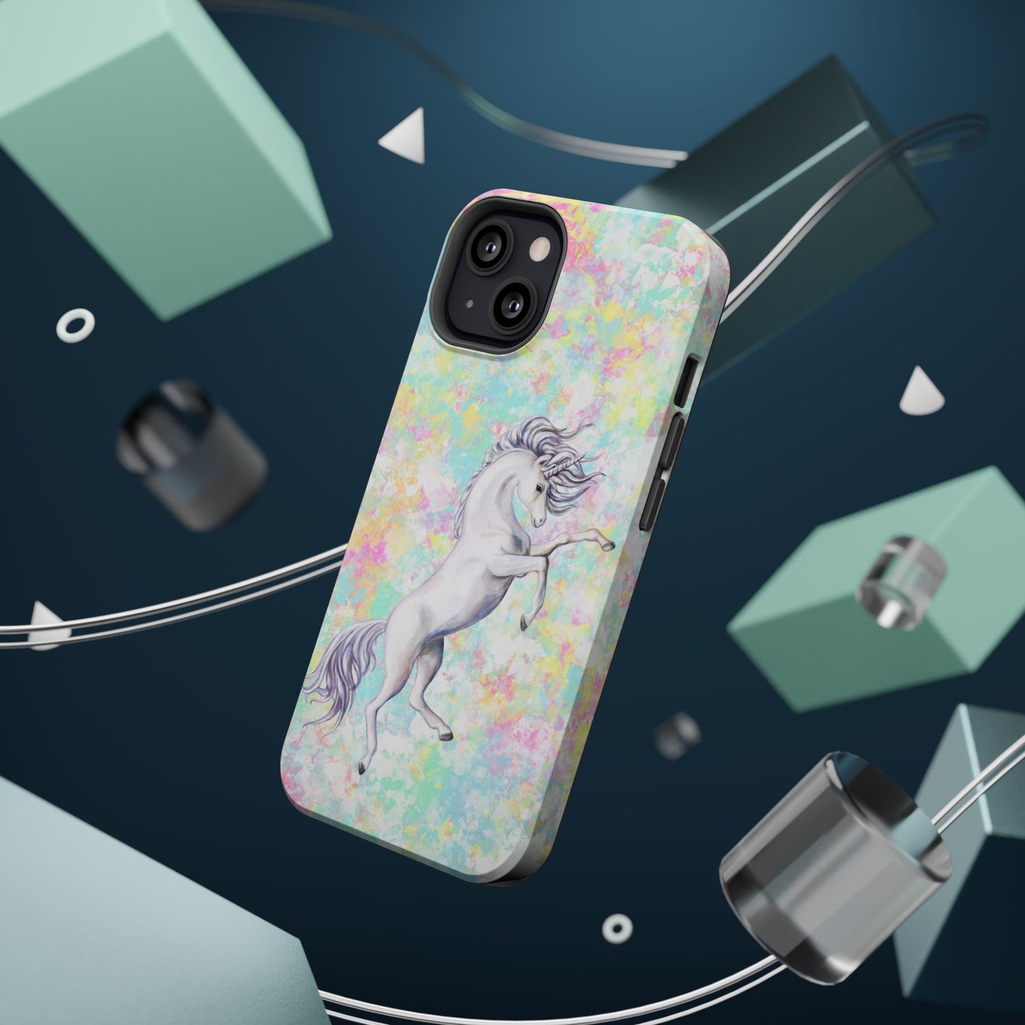 Pastel Pegasus MagSafe® Compatible Tough Case for iPhone