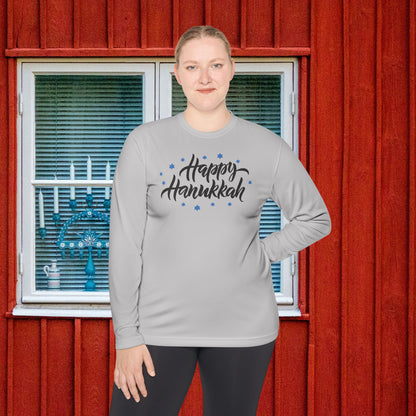 Happy Hanukkah 3 Adult Long Sleeve Tee