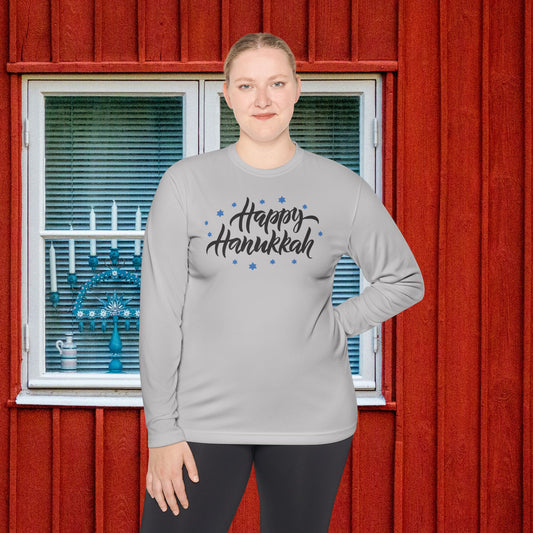 Happy Hanukkah 3 Adult Long Sleeve Tee
