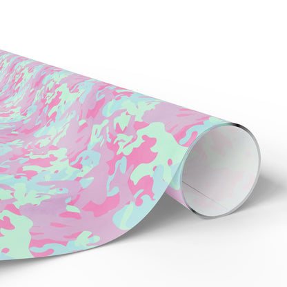 Berry Sorbet Camo Wrapping Paper