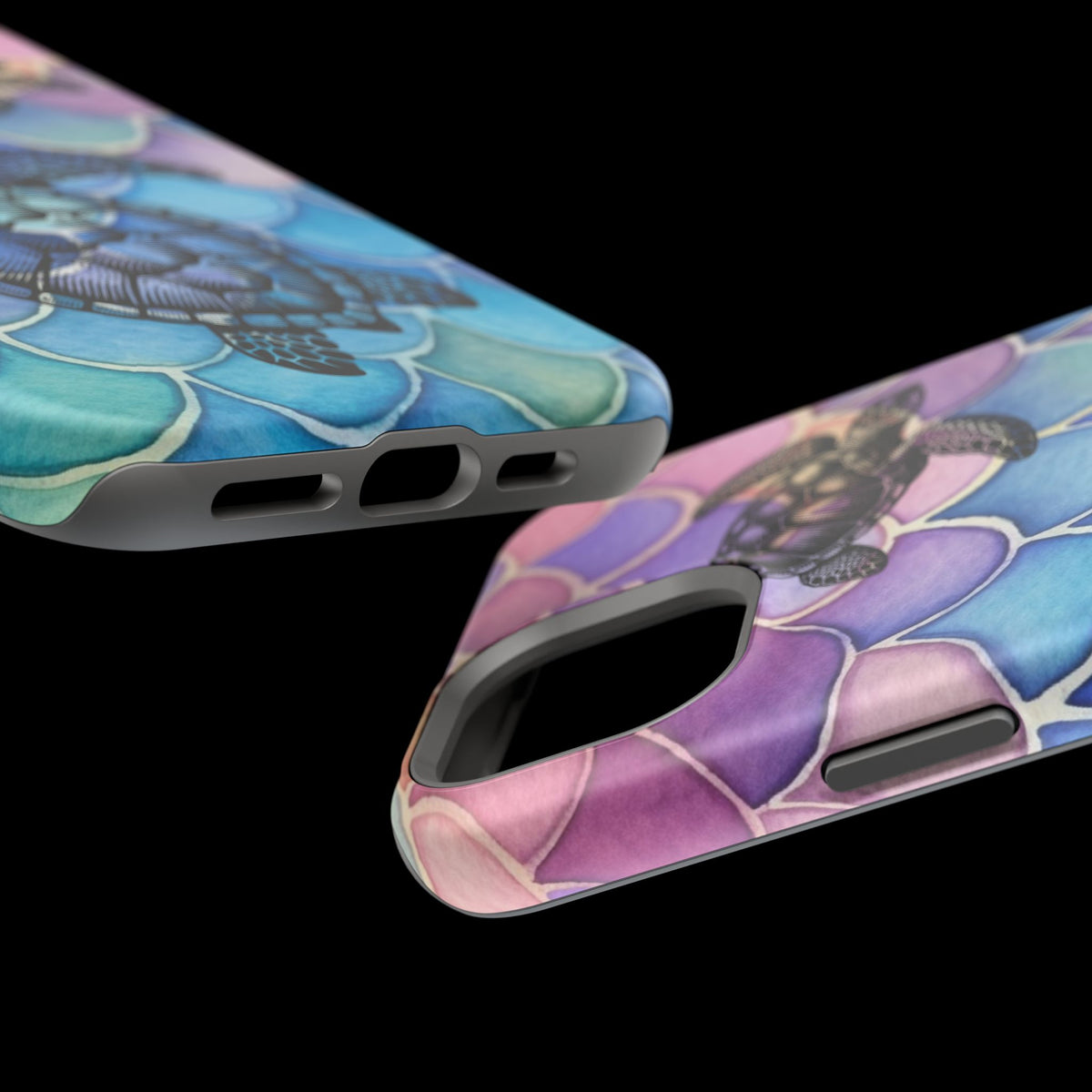 Sea Turtle Silhouette MagSafe® Compatible Tough Case for iPhone