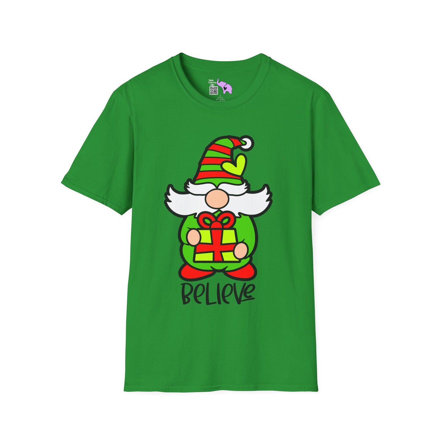 Believe Gnome Adult T-shirt