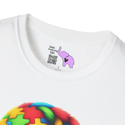 Autism Awarness Gnome Adult T-shirt