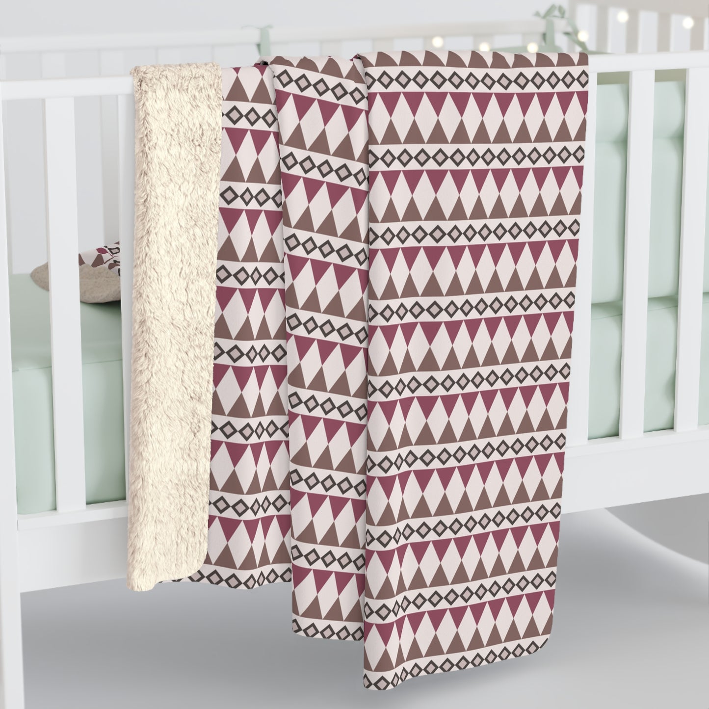 Rosewood Cairn Stripes Fleece Blanket