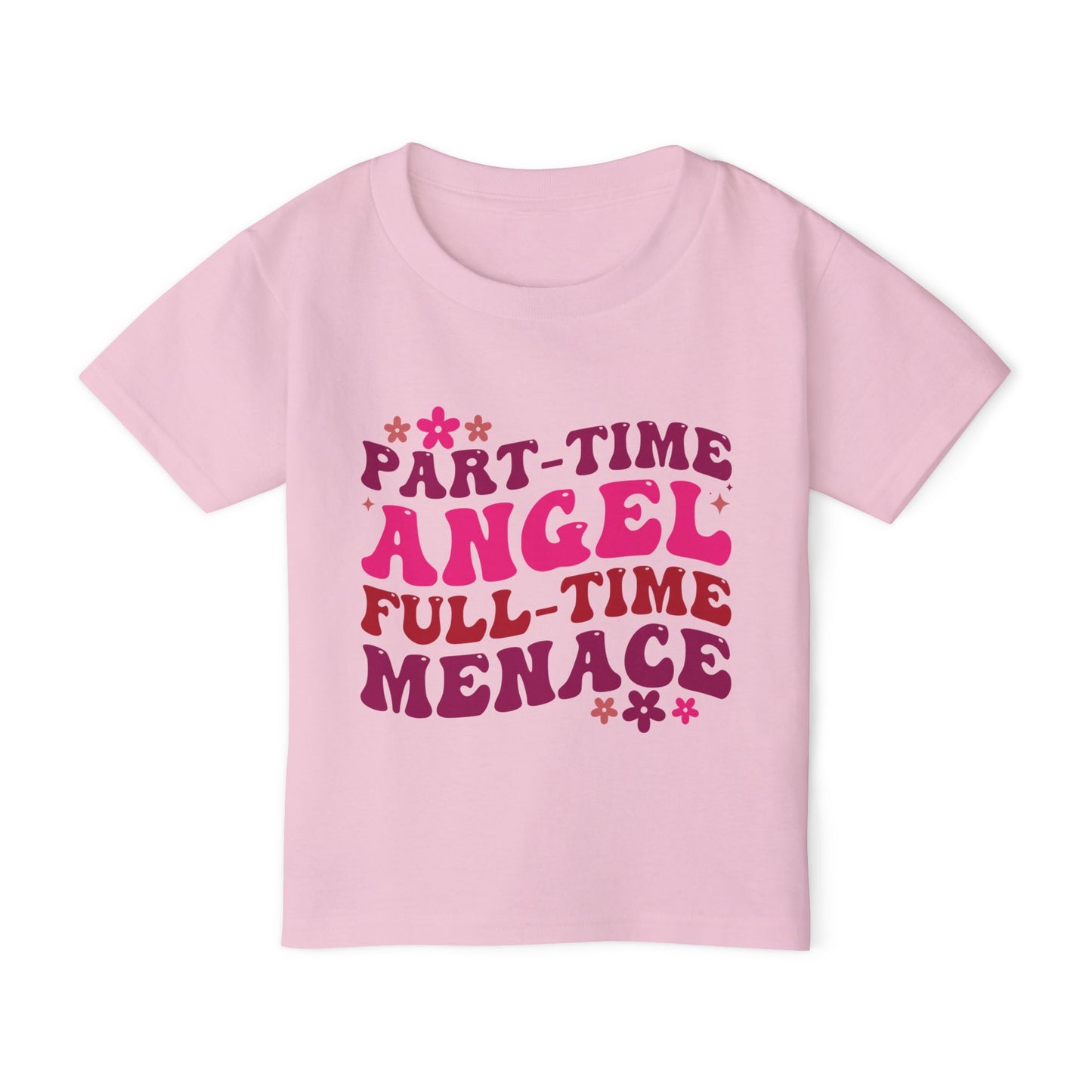Part Time Angel Full Time Menace  Heavy Cotton™ Toddler T-shirt
