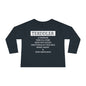 ""Terddler Definition Toddler Long Sleeve Tee