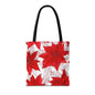 Christmas Blossom Sketch Canvas Tote Bag