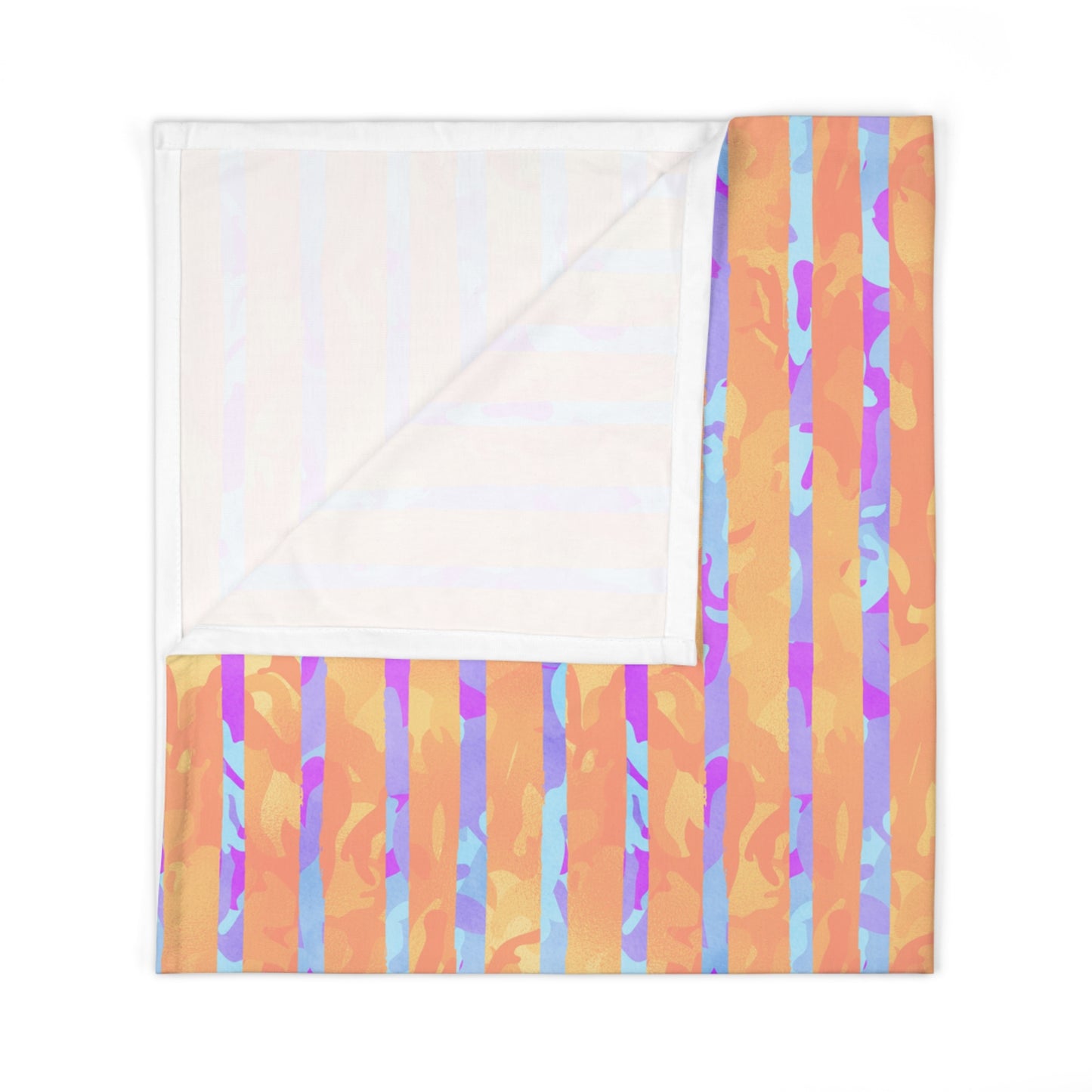 Split Spectrum Camo Baby Swaddle Blanket