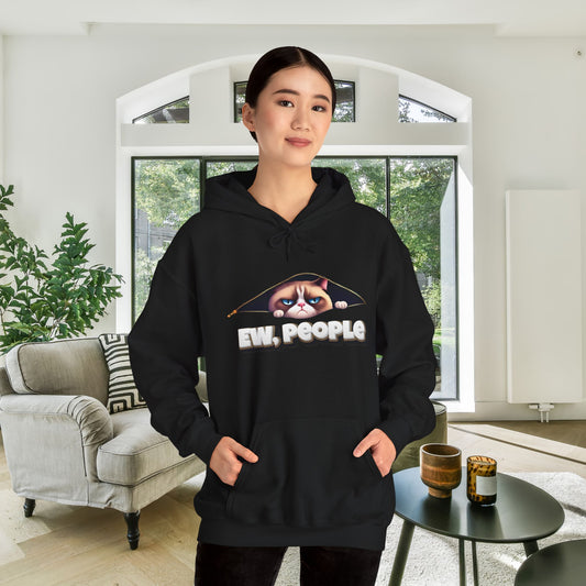 Ew People (Grumpy Cat) Adult Heavy Blend™ Hooded Sweatshirt