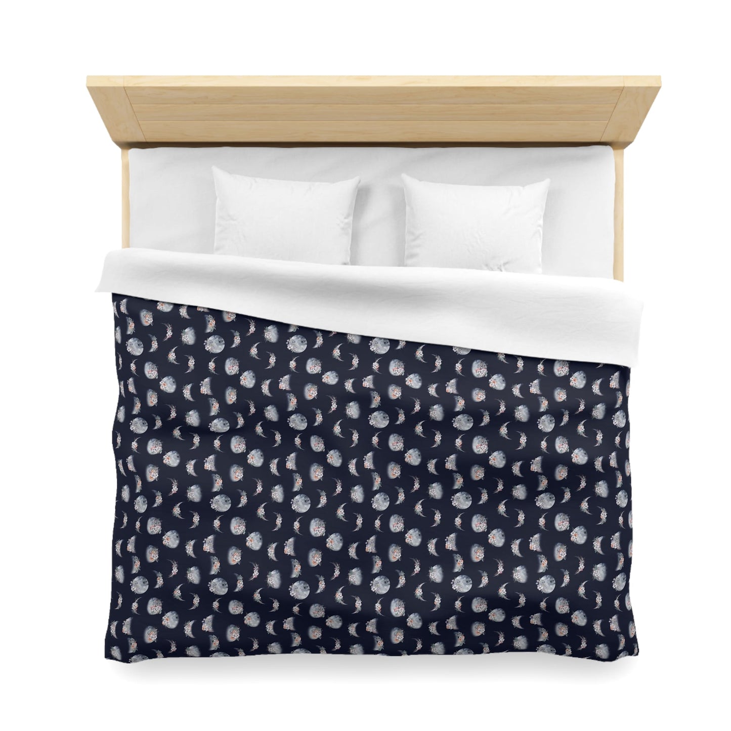 Lunar Garden Microfiber Duvet Cover