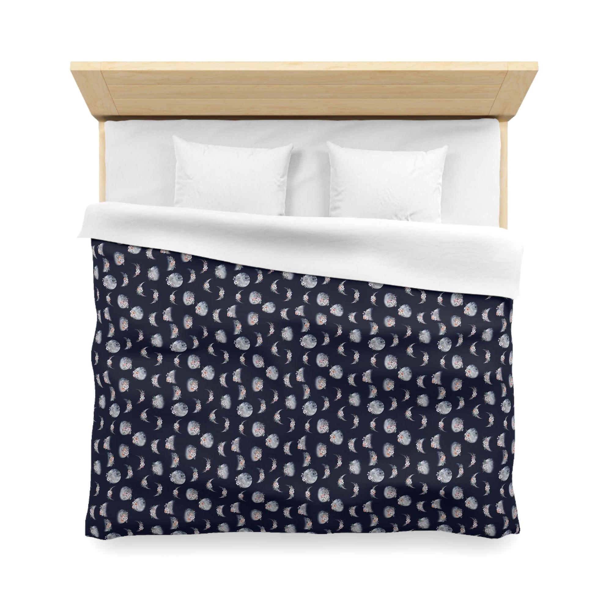 Lunar Garden Microfiber Duvet Cover