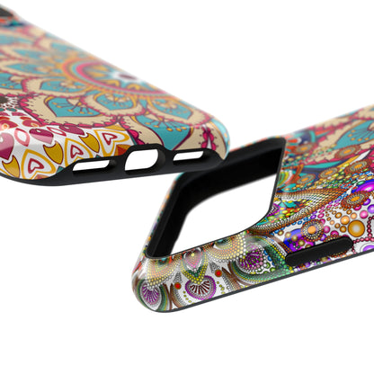 Colorful Mandala MagSafe® Compatible Tough Case for iPhone