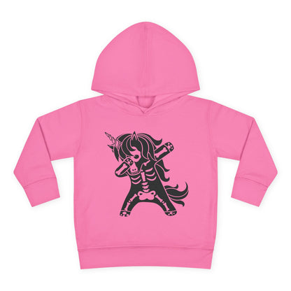 Dabbing Unicorn Skeleton Toddler Hoodie