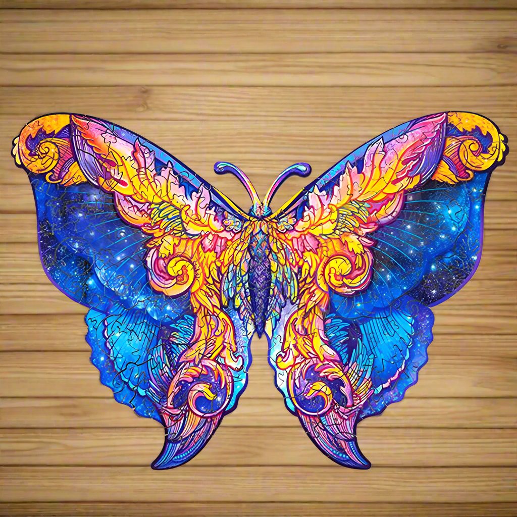 Beautiful Butterfly Wooden Puzzle