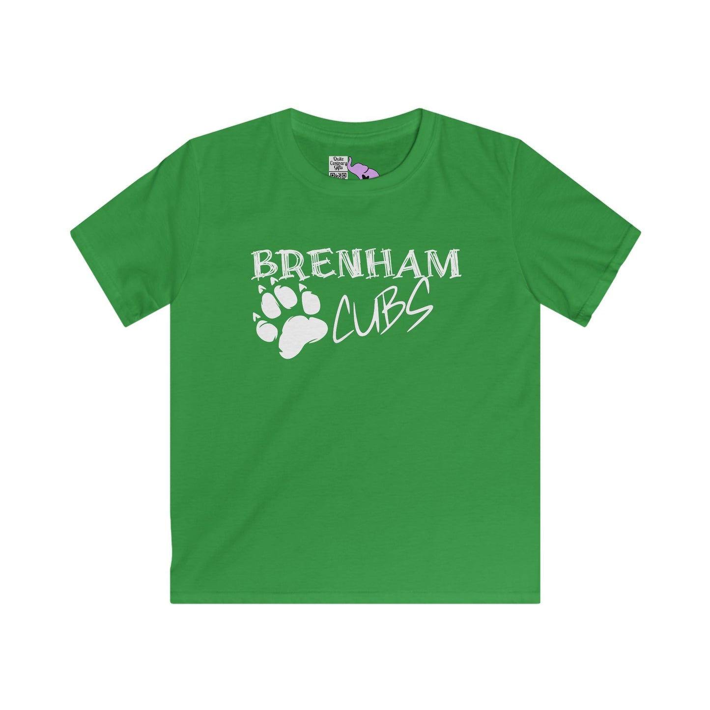 Brenham Cubs w/Claws Youth Softstyle Tee