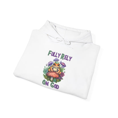 Fully Rely On God Heavy Blend™ Hooded Sweatshirt