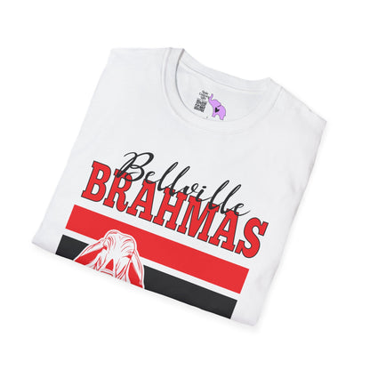 Ballville Brahmas w/Mascot & Stripes Adult T-shirt