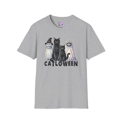 Catloween Adult T-shirt