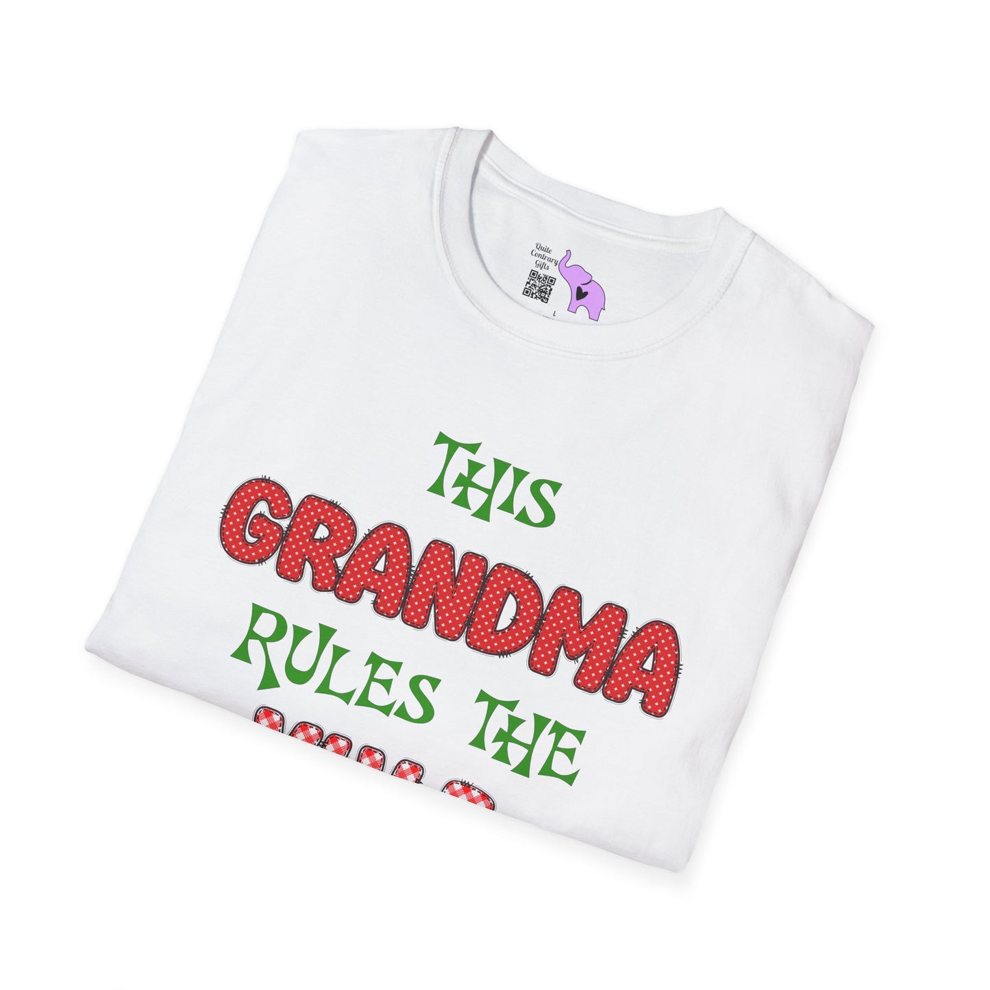 This Grandma Rules The Yule Adult T-shirt