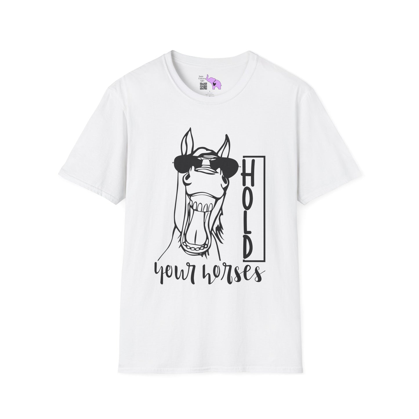 Hold Your Horses Adult T-shirt