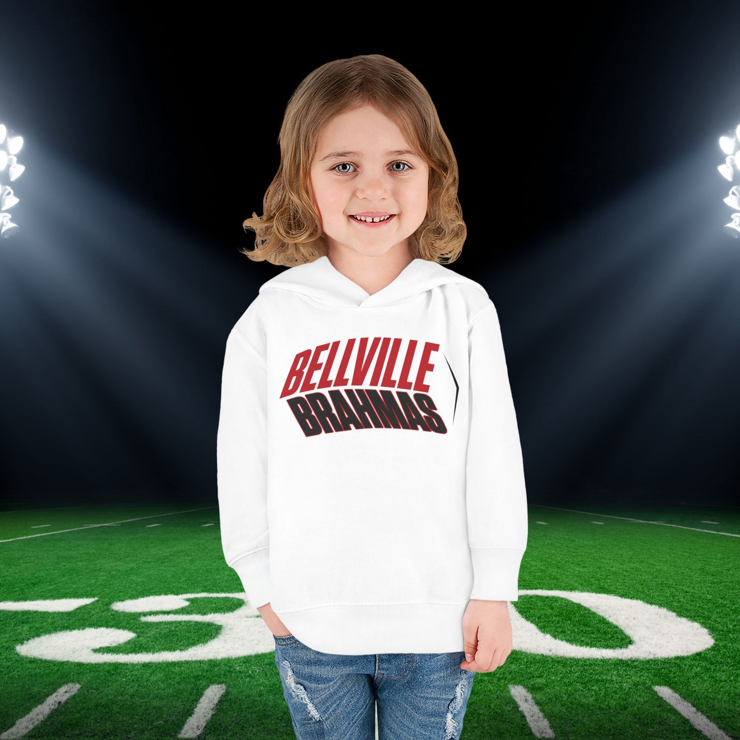 Bellville Brahmas (Angled) Toddler Hoodie