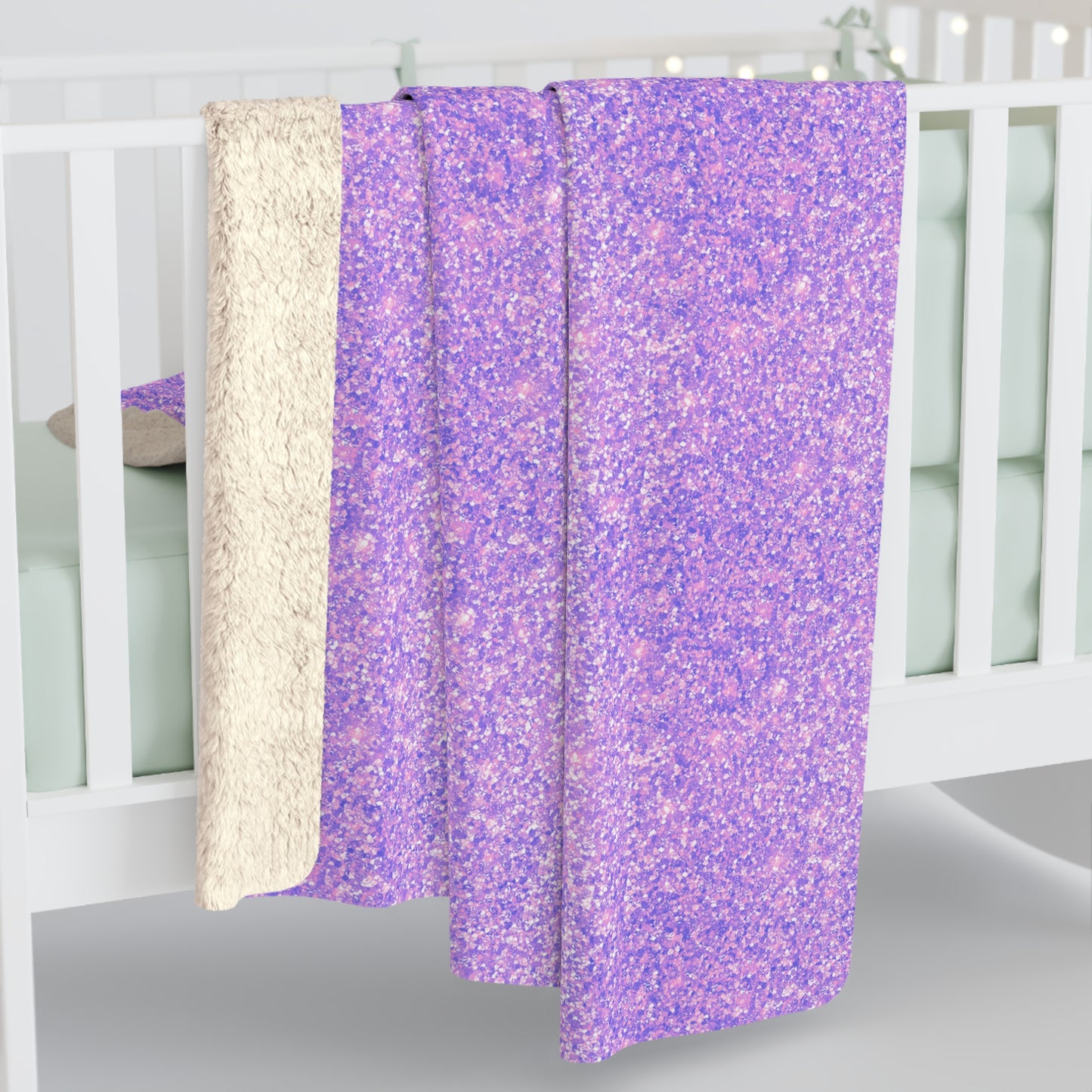 Lavender Crystal Fleece Blanket