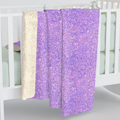 Lavender Crystal Fleece Blanket
