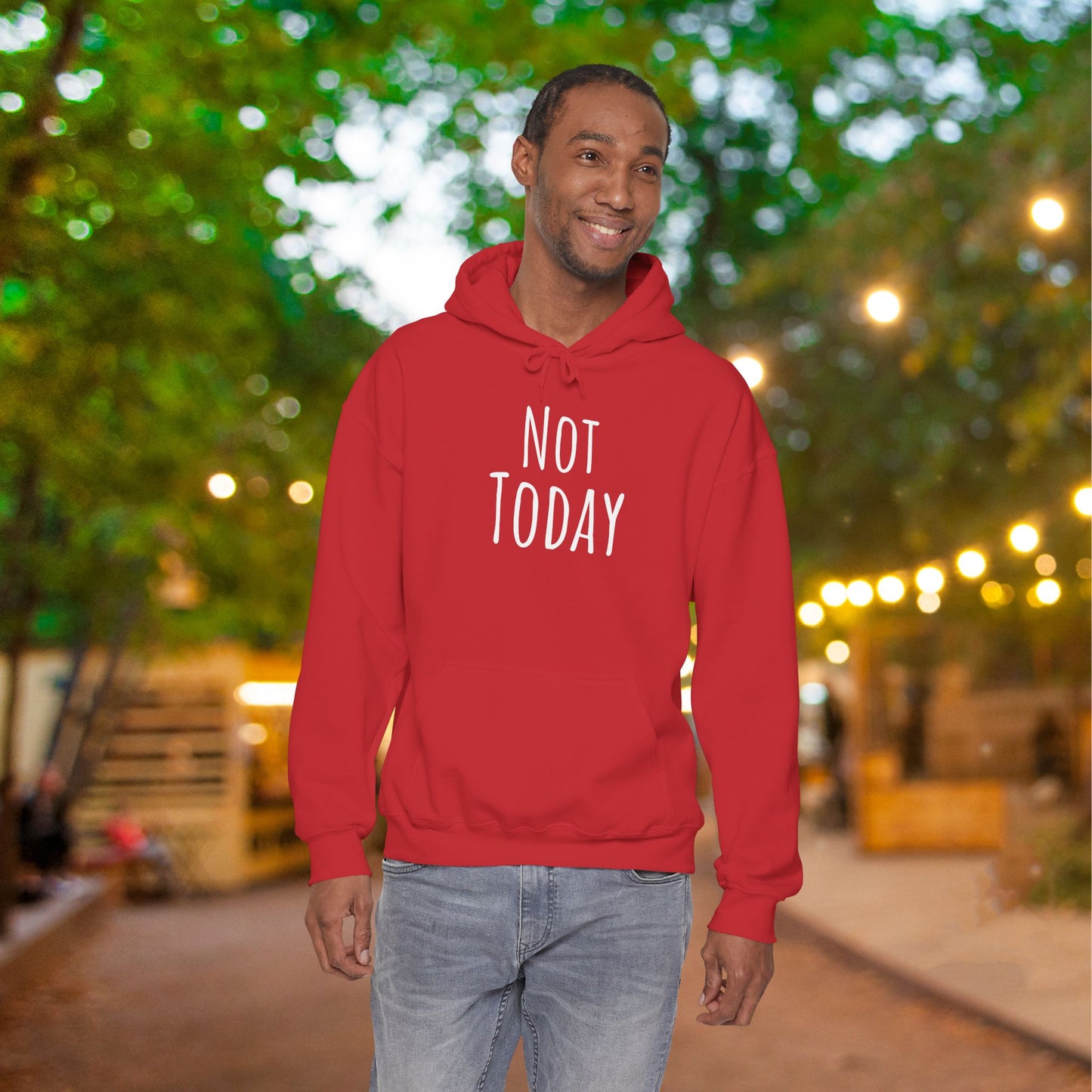 Not Today Heavy Blend™ Hooded Sweatshirt