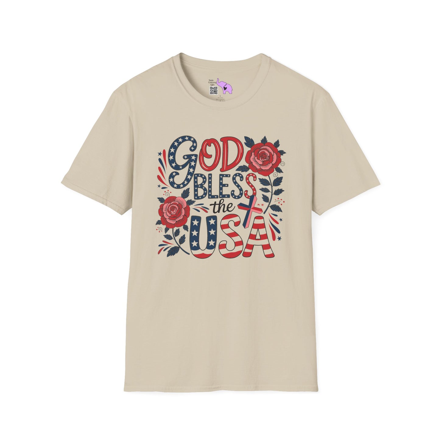 God Bless The USA Adult T-shirt