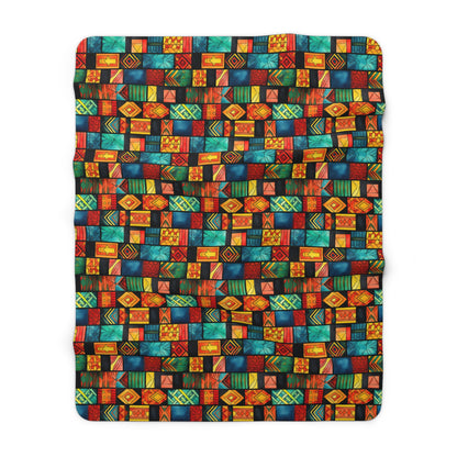 Imani Flow Sherpa Fleece Blanket