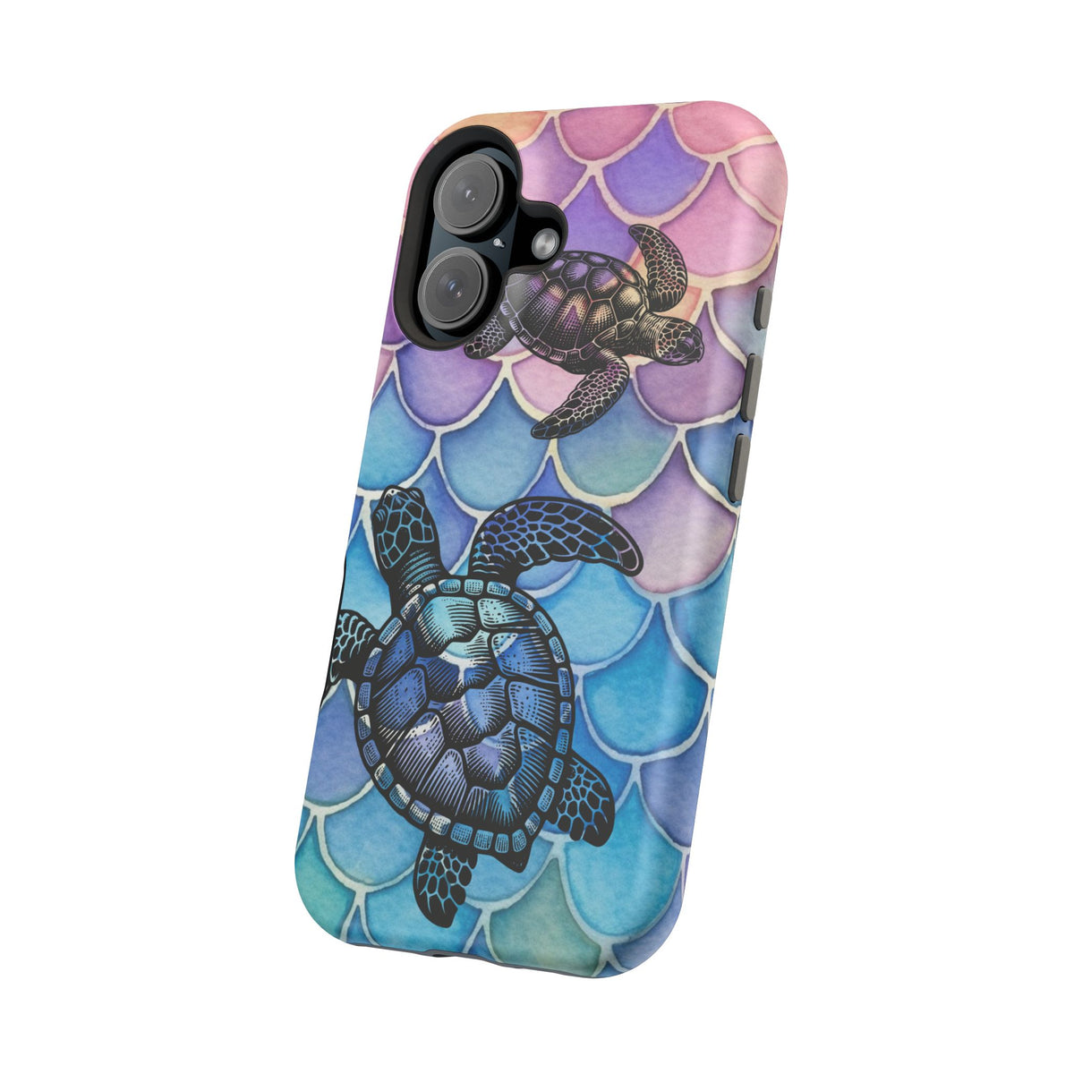 Sea Turtle Silhouette MagSafe® Compatible Tough Case for iPhone