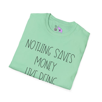Nothing Saves Money Like Being Antisocial Adult T-shirt