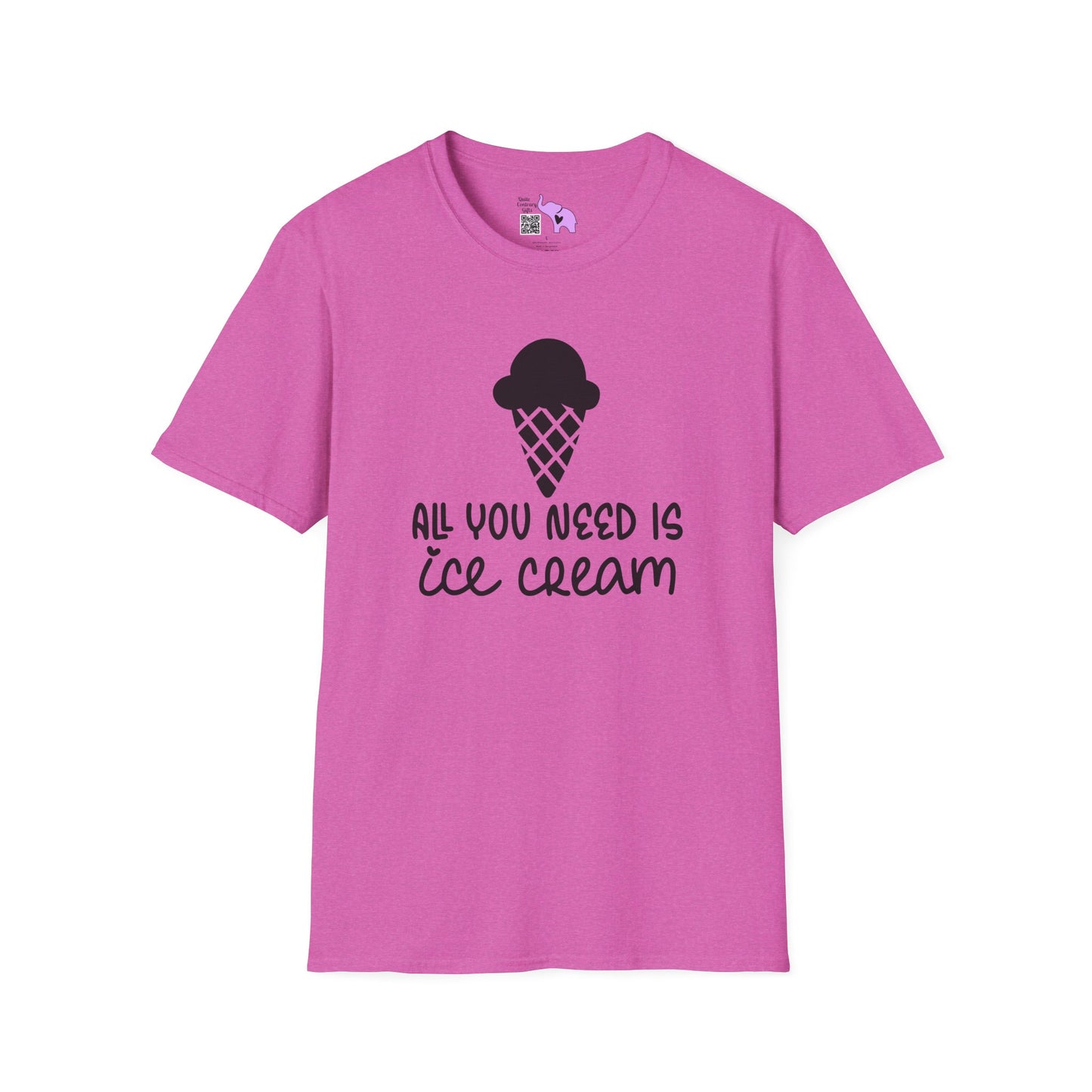 All You Need Is Ice Cream Adult T-shirt