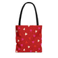 Cupid's Confetti Canvas Tote Bag