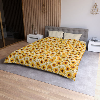 Sunflowers Microfiber Duvet Cover