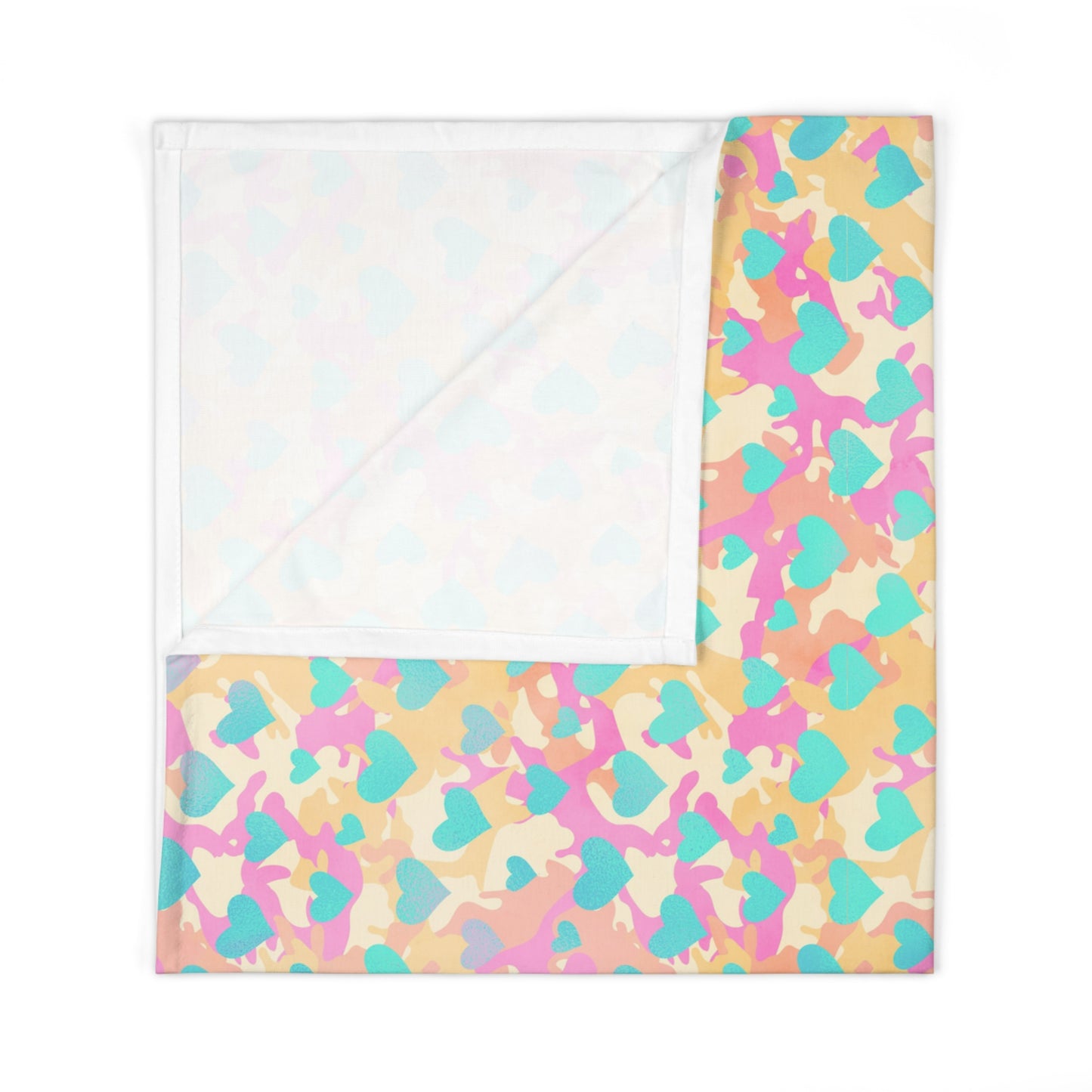 Sweetheart Camo Baby Swaddle Blanket