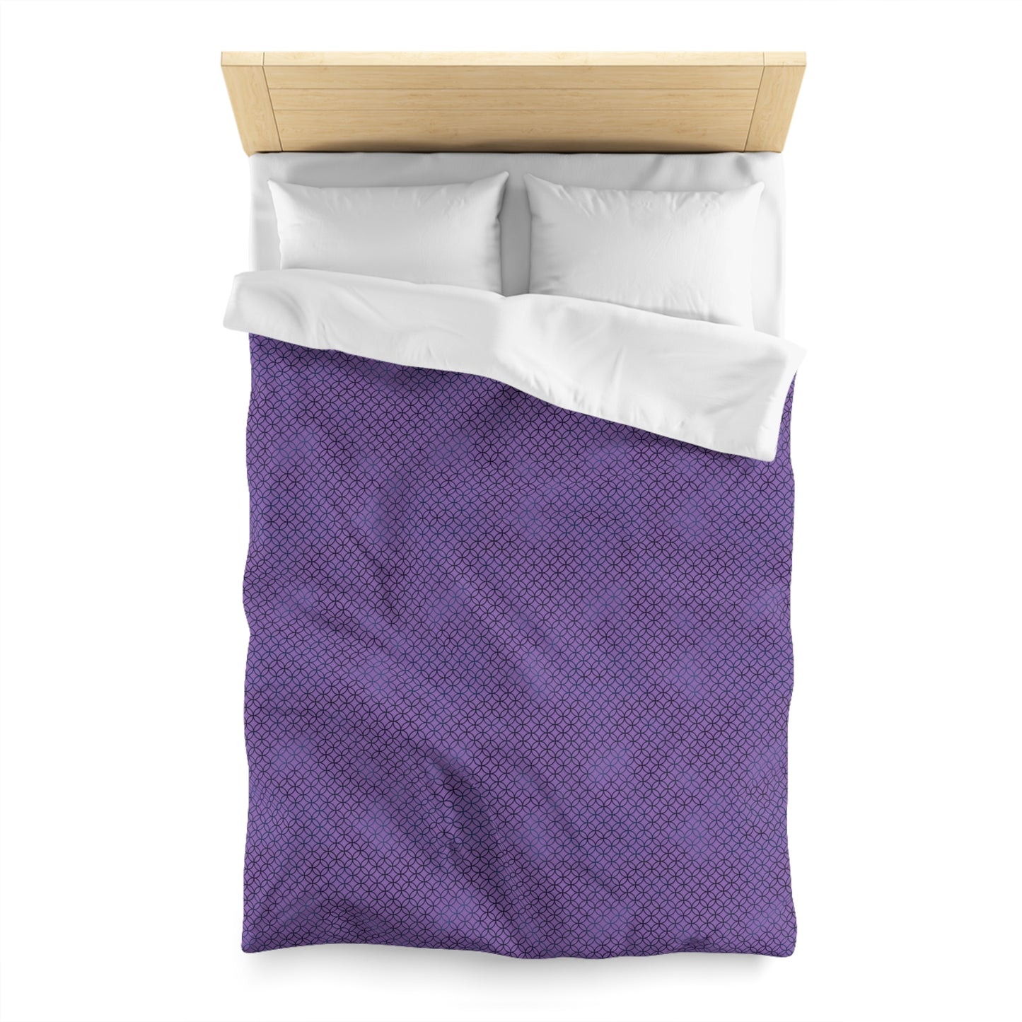Amethyst Interlock Microfiber Duvet Cover