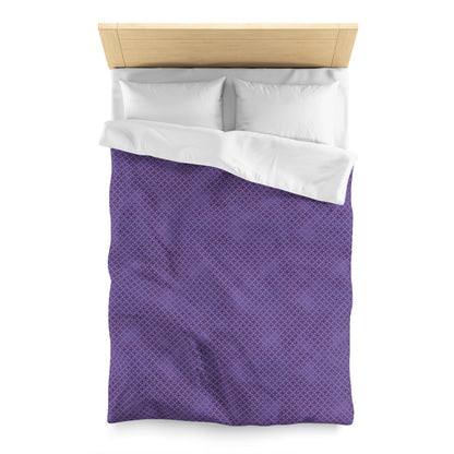 Amethyst Interlock Microfiber Duvet Cover