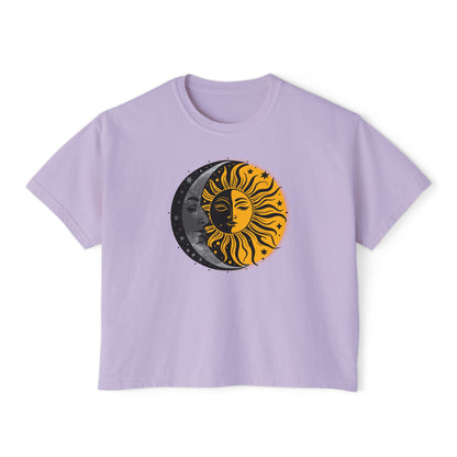 Sun Moon Stars Women's Boxy Tee