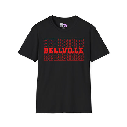 Bellville (Stacked) Adult T-shirt