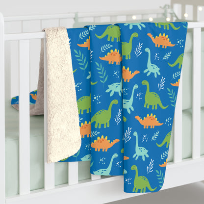 Rawr-some Rex Sherpa Fleece Blanket