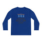 Hanukkah Wishing Peace & LIght Youth Long Sleeve Tee