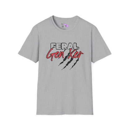 Feral GenXer w/Claws Adult T-Shirt