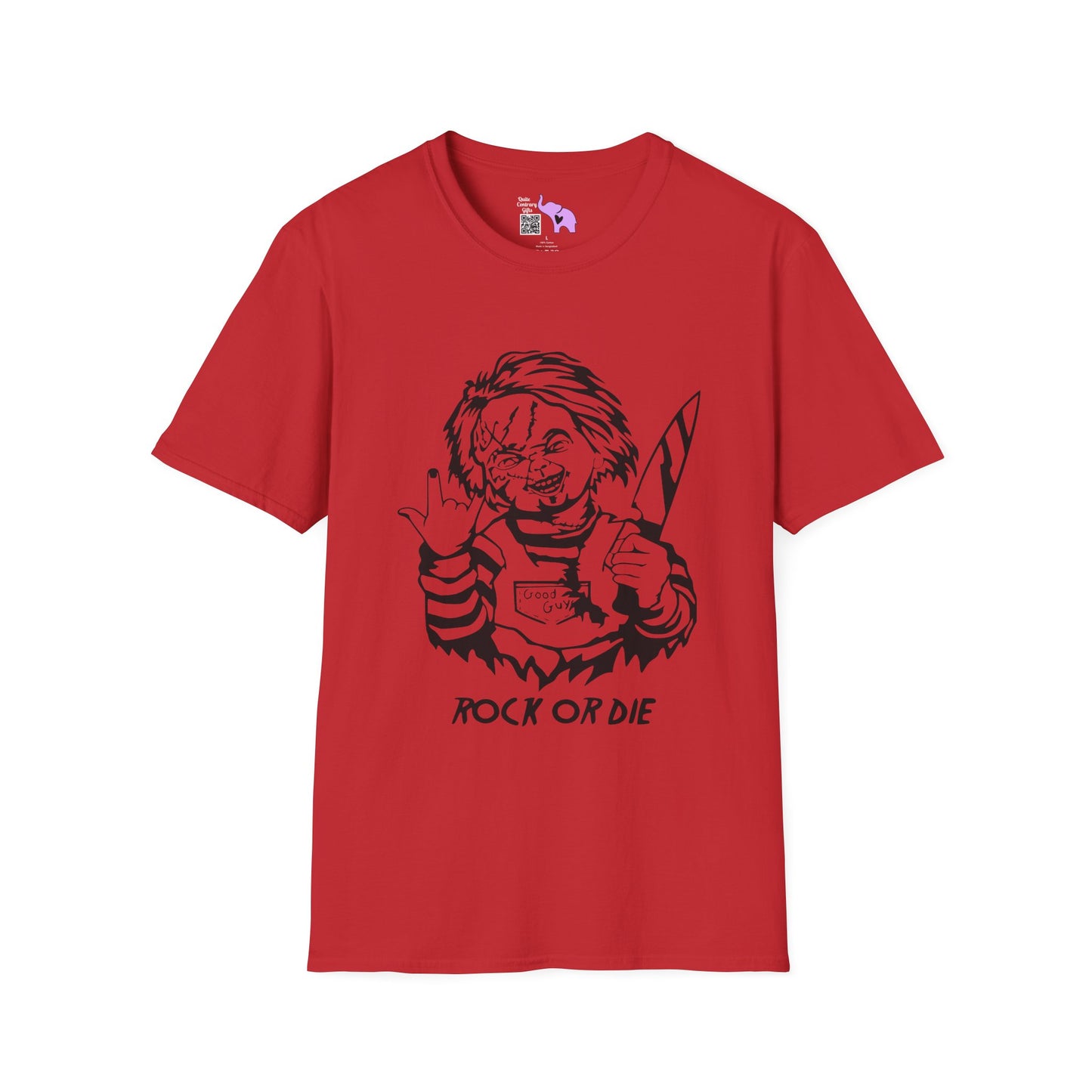 Chucky Rock or Die Adult T-shirt