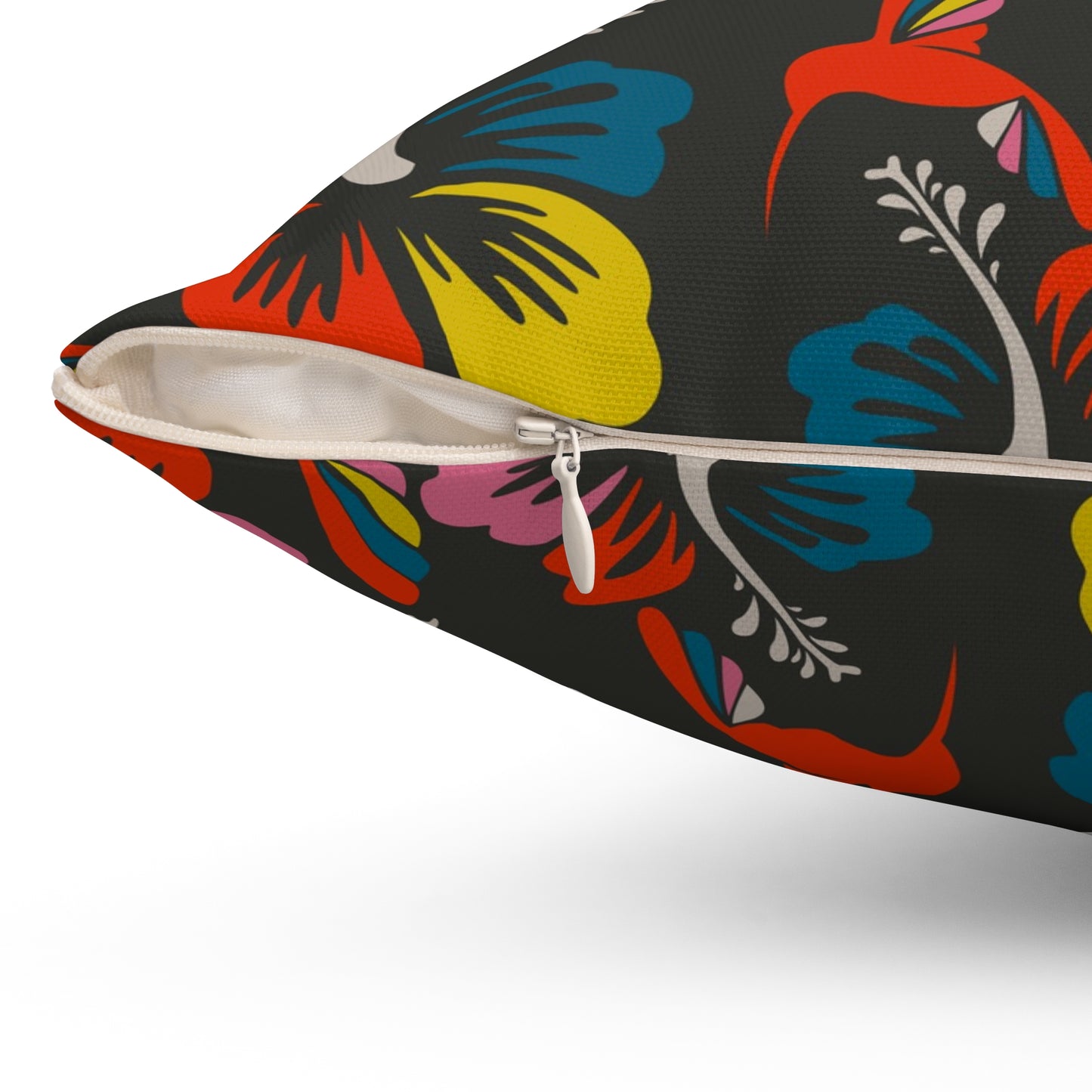 Humming Bloom Throw Pillow