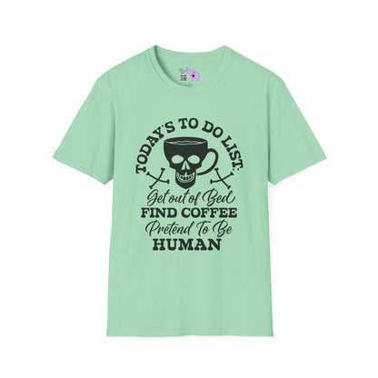 Today's To Do List... Adult T-shirt