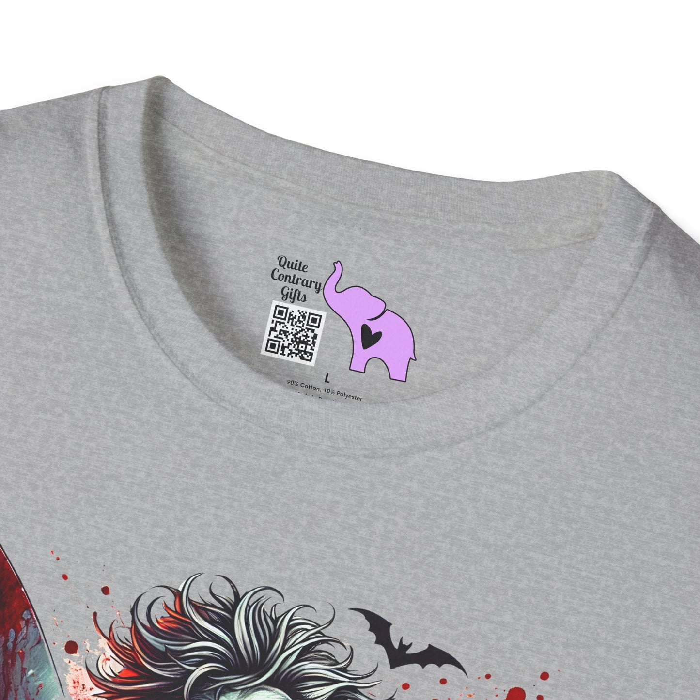 Creepy Halloween Slasher Adult T-shirt